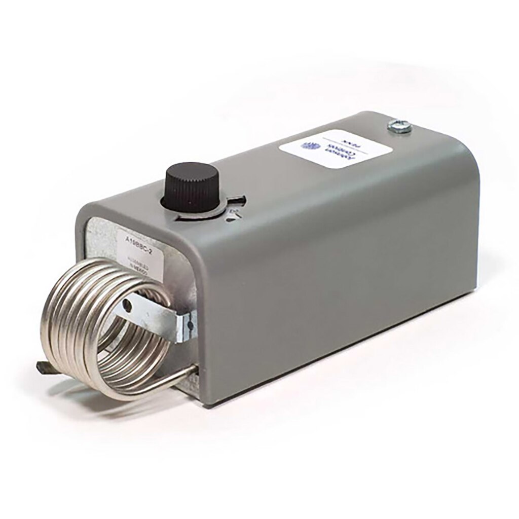 TEMPERATURE CONTROL - Coiled Bulb Temp Control, SPDT, -30/100F, Diff 3 ...