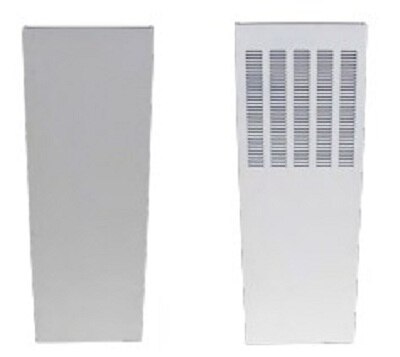 Coil Box Cabinet and Louvered/Solid Door Kit, AEN Series, Front Panel ...