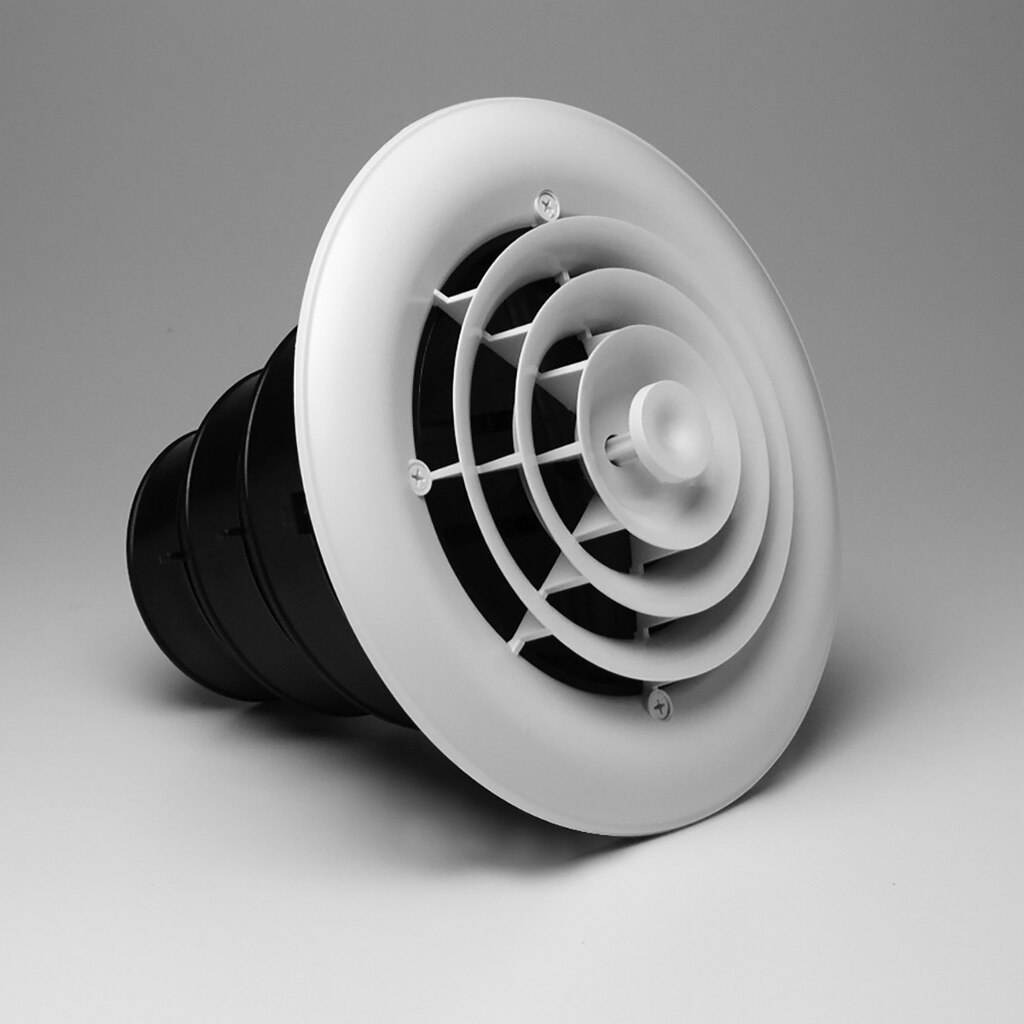 Round Faced Diffuser Ceiling Diffuser, Round w/6,7,8