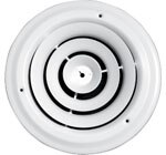 White Round Ceiling Diffuser 10